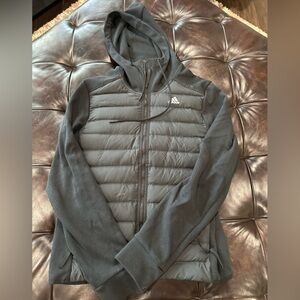 Ladies Adidas puff front hooded jacket